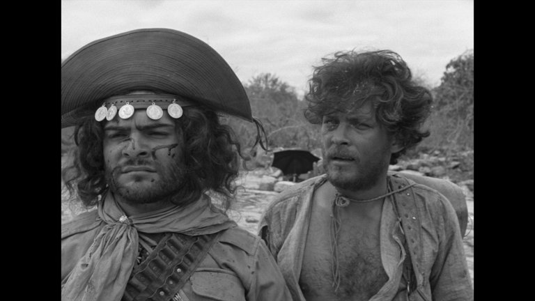 Screen capture from Black God, White Devil