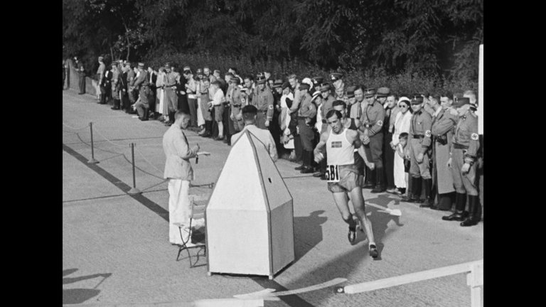 Screen capture from 100 Years of Olympic Films