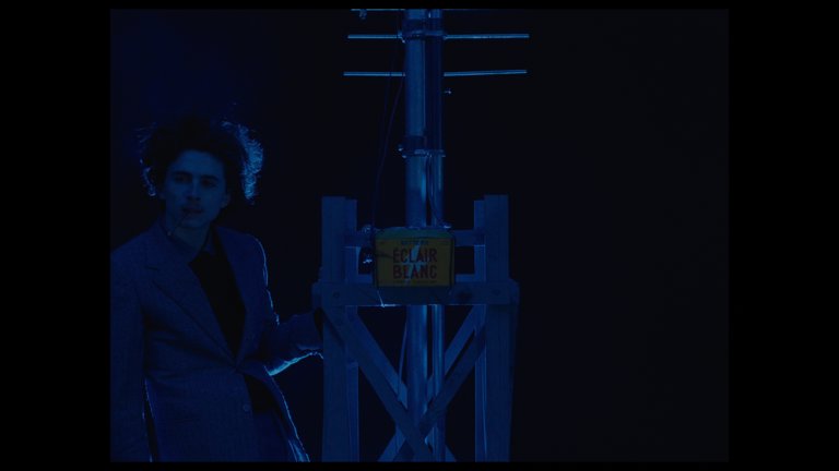 Screen capture from The French Dispatch of the Liberty, Kansas Evening Sun