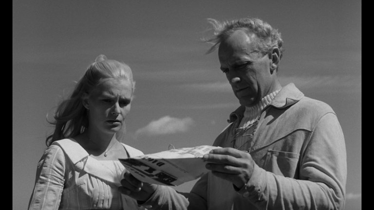 Screen capture from Three Films by Mai Zetterling