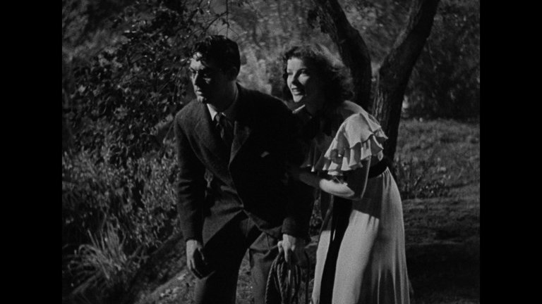 Screen capture from Bringing Up Baby