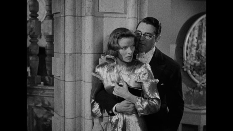 Screen capture from Bringing Up Baby