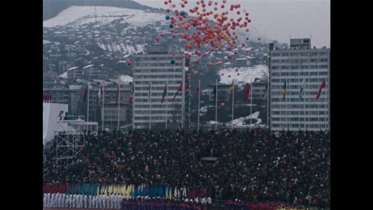 Screen capture from 100 Years of Olympic Films