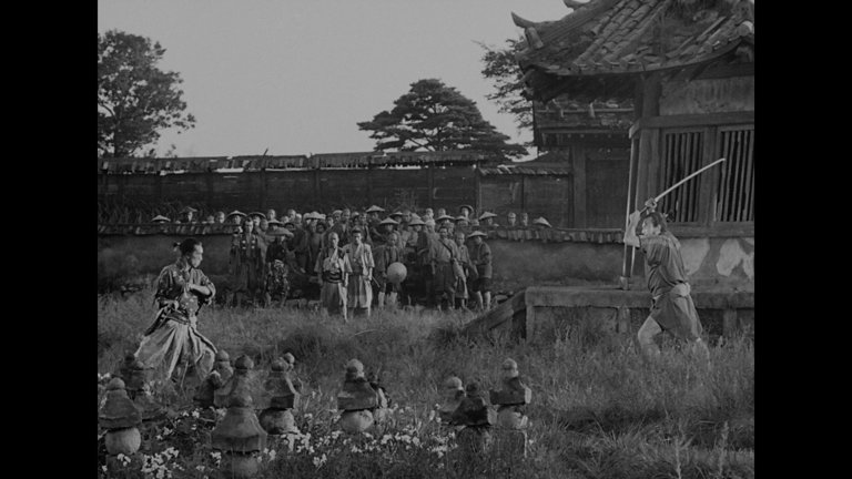 Screen capture from Seven Samurai