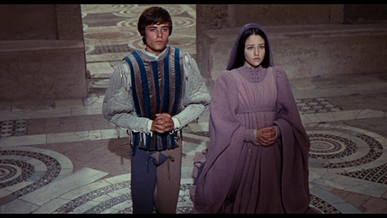 Screen capture from Romeo and Juliet