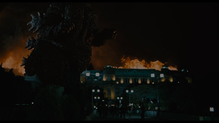 Screen capture from Godzilla vs. Biollante
