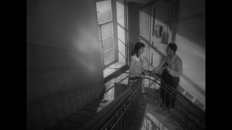 Screen capture from The Cranes are Flying