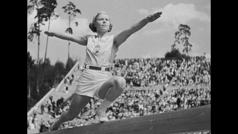 Screen capture from 100 Years of Olympic Films