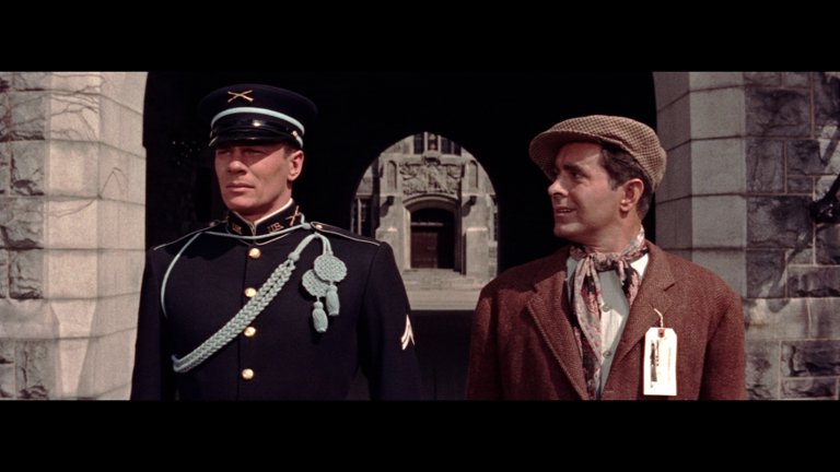 Screen capture from The Long Gray Line