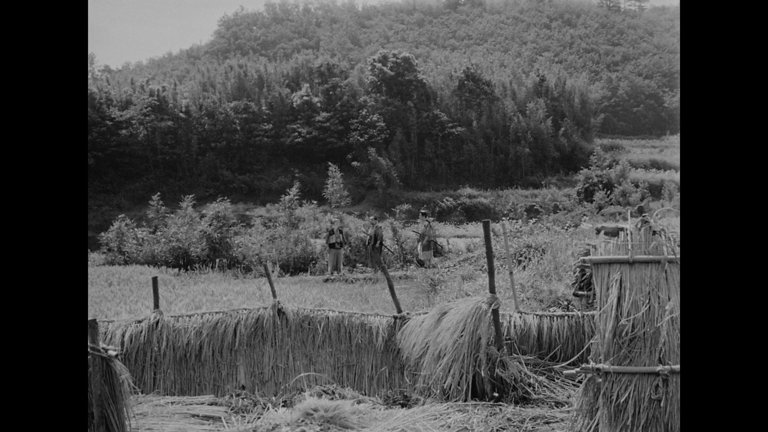 Screen capture from Seven Samurai