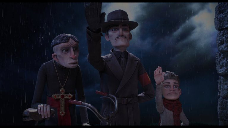 Screen capture from Guillermo del Toro’s Pinocchio