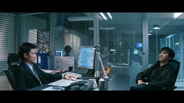 Screen capture from The Infernal Affairs Trilogy