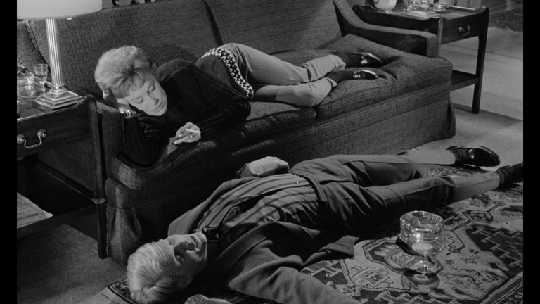 Screen capture from The Servant