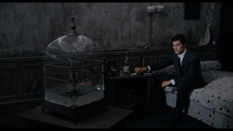 Screen capture from Le samouraï