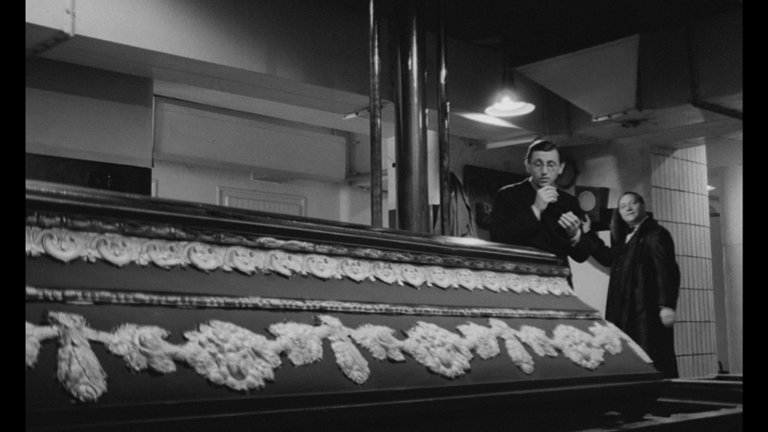 Screen capture from The Cremator