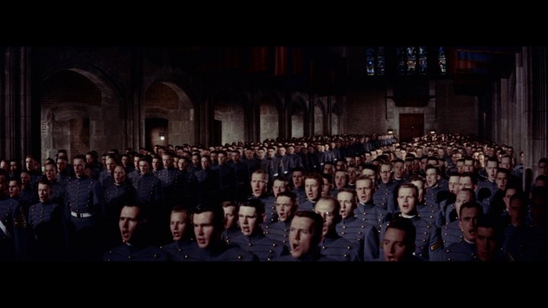 Screen capture from The Long Gray Line