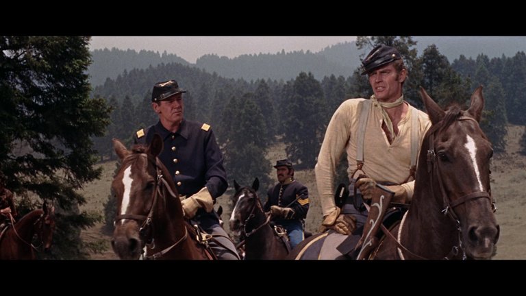 Screen capture from Major Dundee