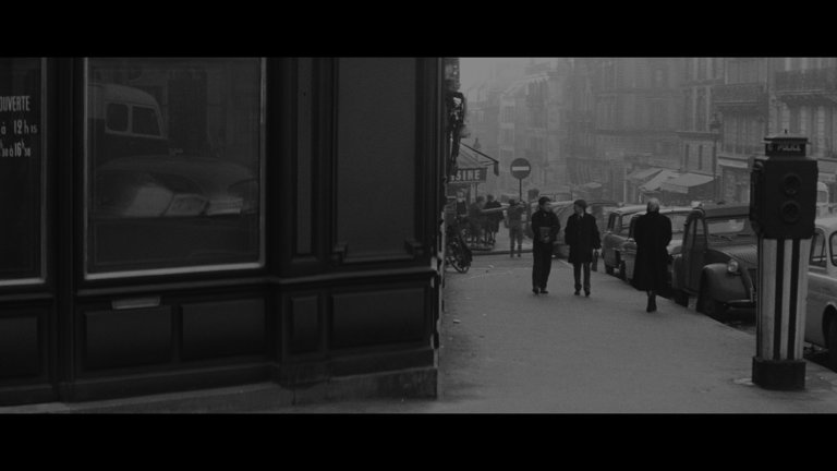 Screen capture from The 400 Blows with Antoine and Colette