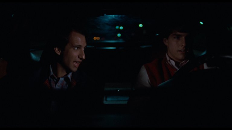 Screen capture from Risky Business