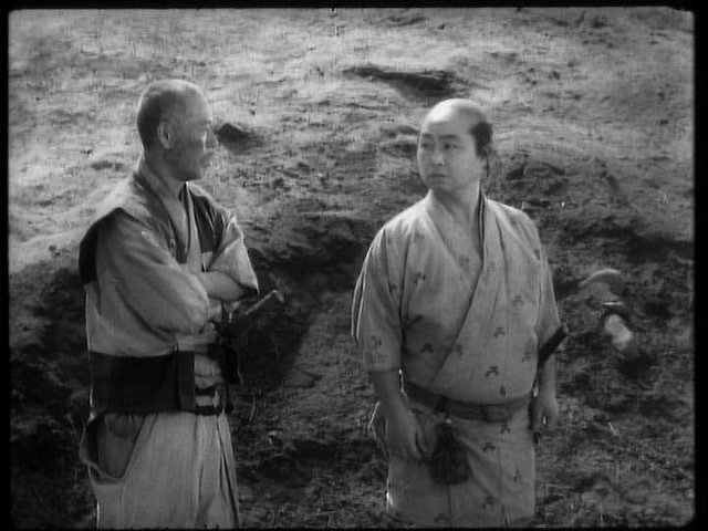 Screen capture from Seven Samurai