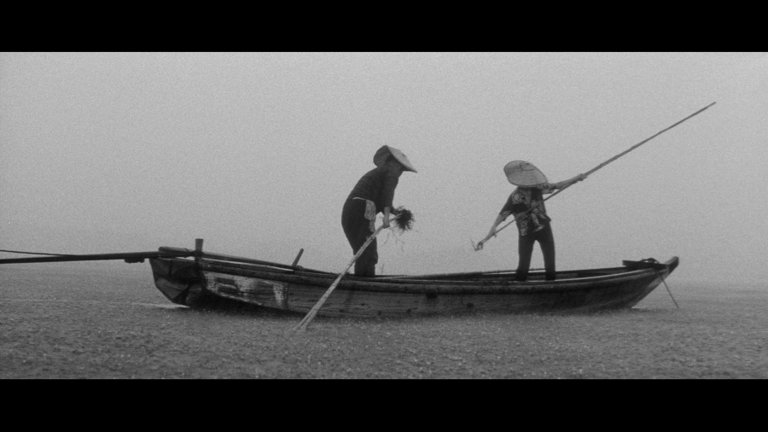 Screen capture from The Naked Island