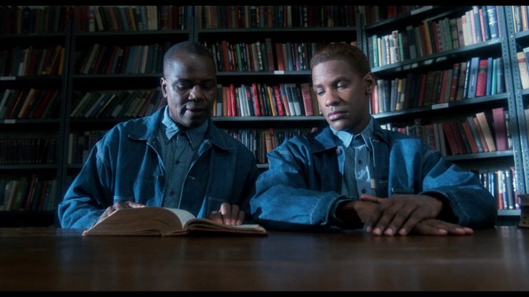 Screen capture from Malcolm X