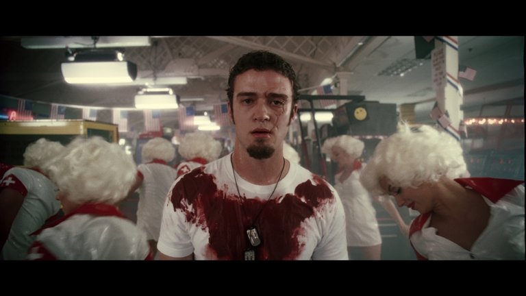 Screen capture from Southland Tales