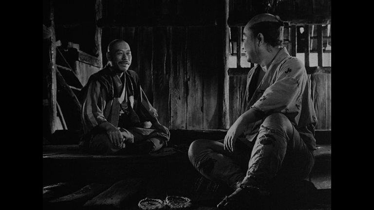 Screen capture from Seven Samurai