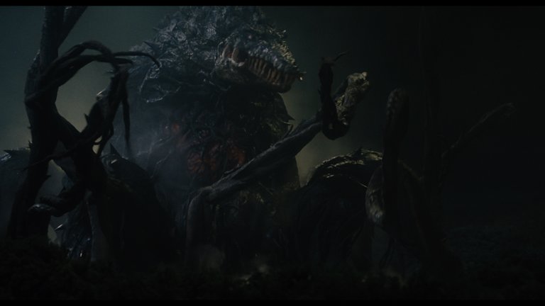 Screen capture from Godzilla vs. Biollante