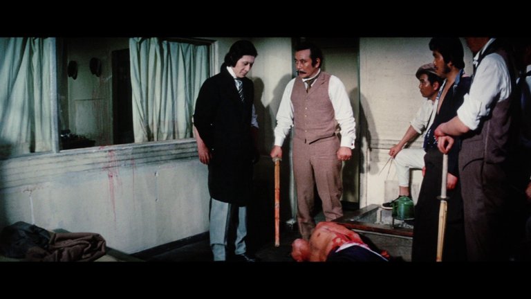 Screen capture from The Complete Lady Snowblood