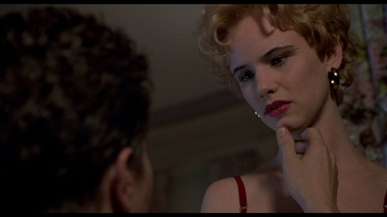 Screen capture from Romeo is Bleeding
