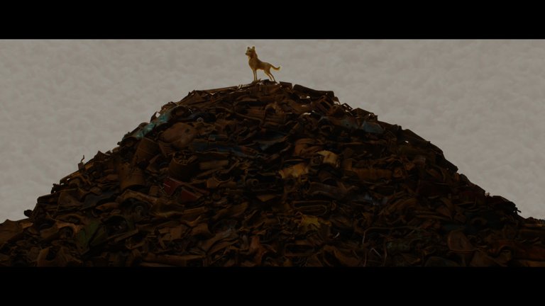 Screen capture from Isle of Dogs