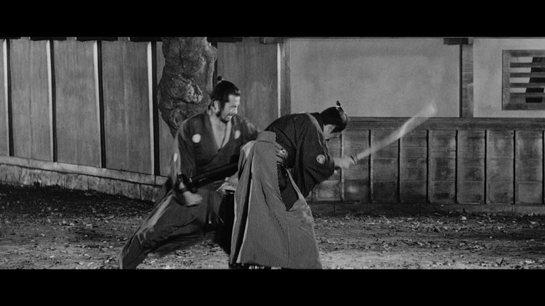 Screen capture from Sanjuro