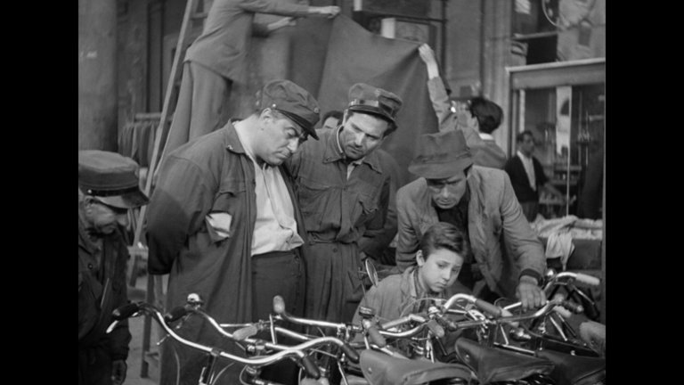 Screen capture from Bicycle Thieves