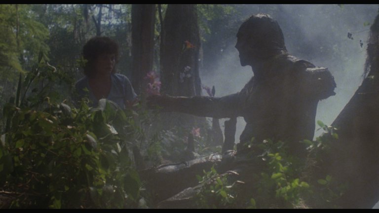 Screen capture from Swamp Thing