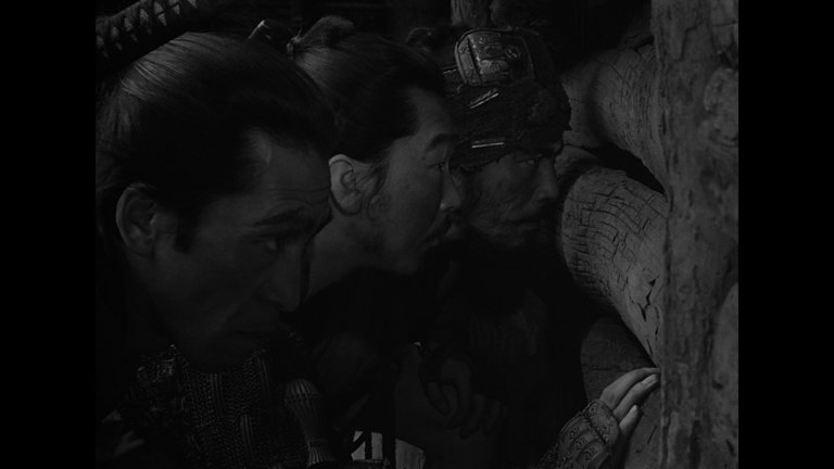 Screen capture from Seven Samurai
