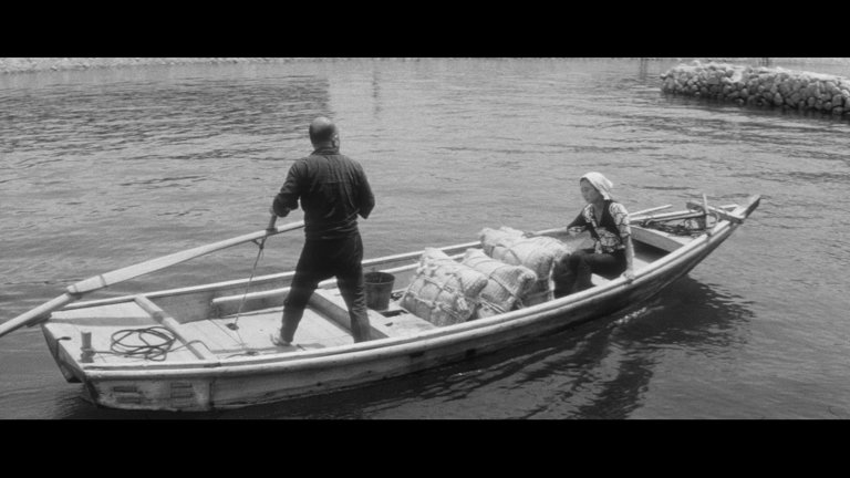 Screen capture from The Naked Island