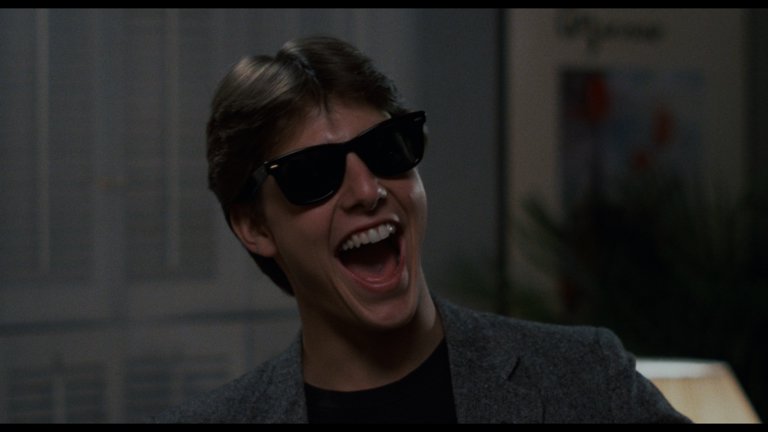 Screen capture from Risky Business