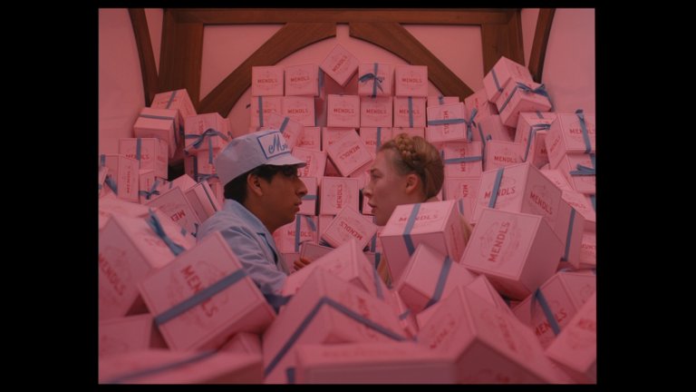 Screen capture from The Grand Budapest Hotel