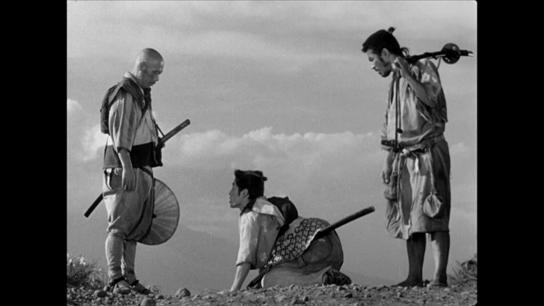 Screen capture from Seven Samurai