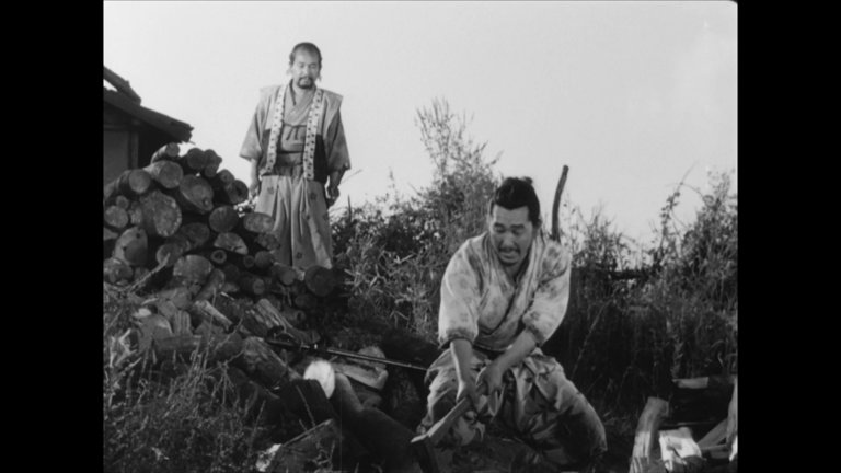 Screen capture from Seven Samurai