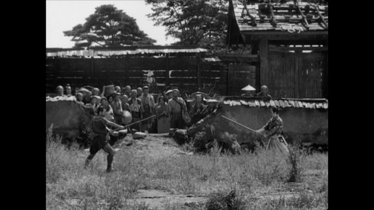 Screen capture from Seven Samurai