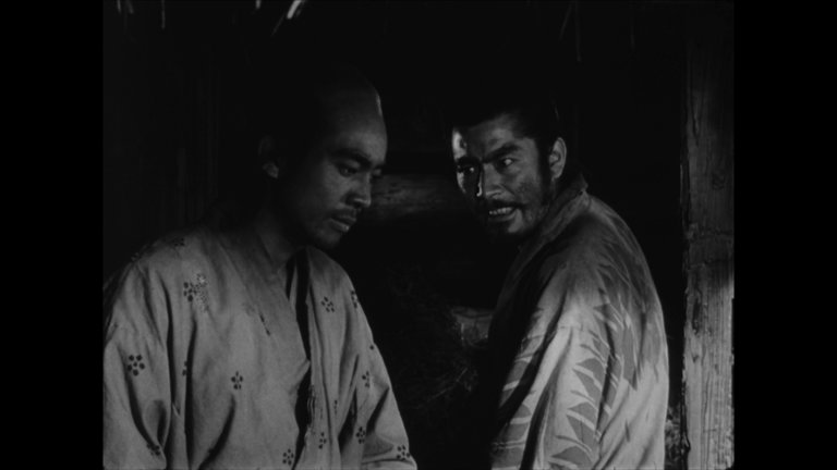 Screen capture from Seven Samurai