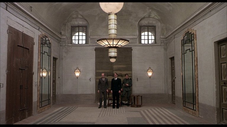 Screen capture from Salo, or the 120 Days of Sodom