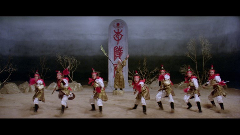 Screen capture from The 8 Diagram Pole Fighter