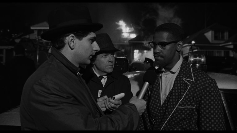 Screen capture from Malcolm X