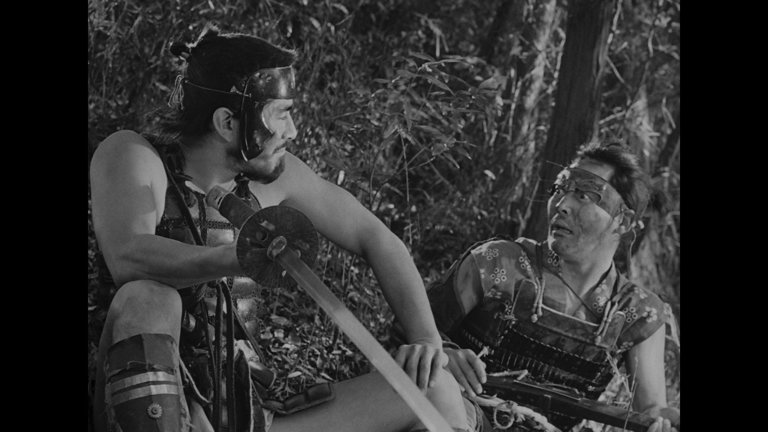Screen capture from Seven Samurai