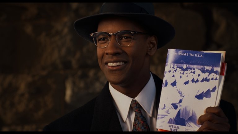 Screen capture from Malcolm X