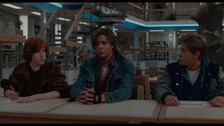 Screen capture from The Breakfast Club