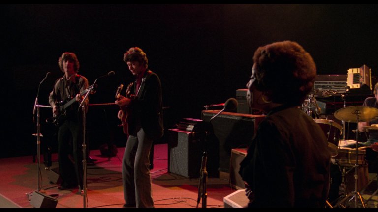 Screen capture from The Last Waltz